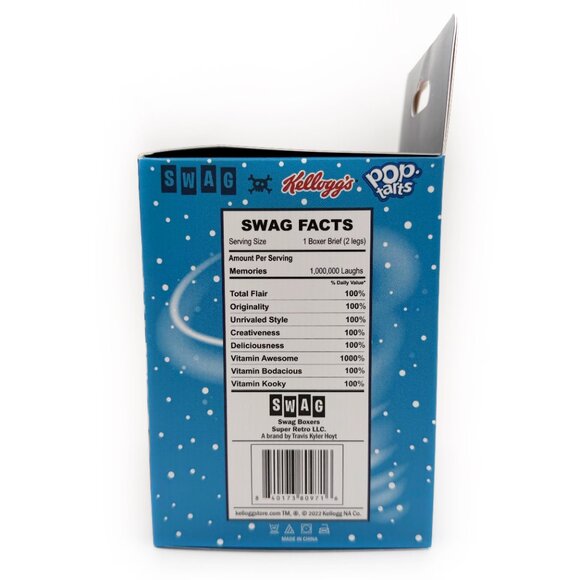 Pop-Tarts Marshmallow Hot Chocolate Boxer Briefs Mens Size Large Underwear Blue - Picture 7 of 7